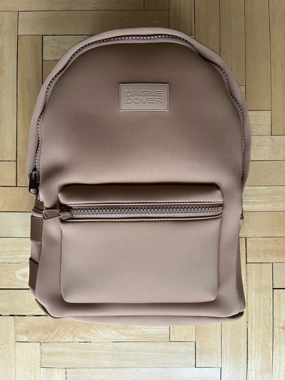 Dagne Dover Dakota Neoprene Backpack Medium sizein camel